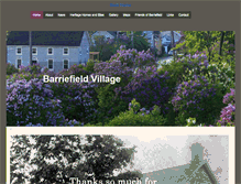 Tablet Screenshot of barriefieldvillage.com